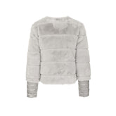 Maison Espin Gray Polyester Jackets & Coat